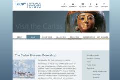 Michael C. Carlos Museum - Homepage Screenshot
