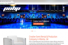 POHP Events Homepage Screenshot