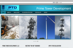 Prime Tower Development Homepage Screenshot
