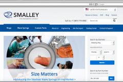 Smalley - Homepage Screenshot