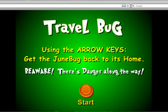 Travel Bug Intro Screenshot
