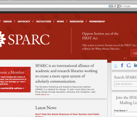 SPARC Homepage Screenshot